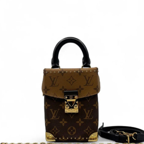 Louis Vuitton Camera Box Reverse Monogram Brown Black