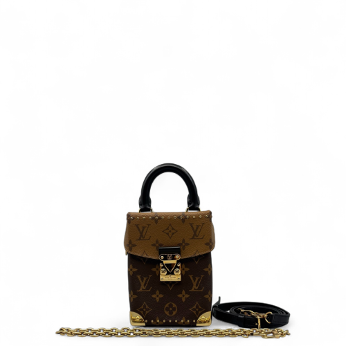 Louis Vuitton Camera Box Reverse Monogram Brown Black