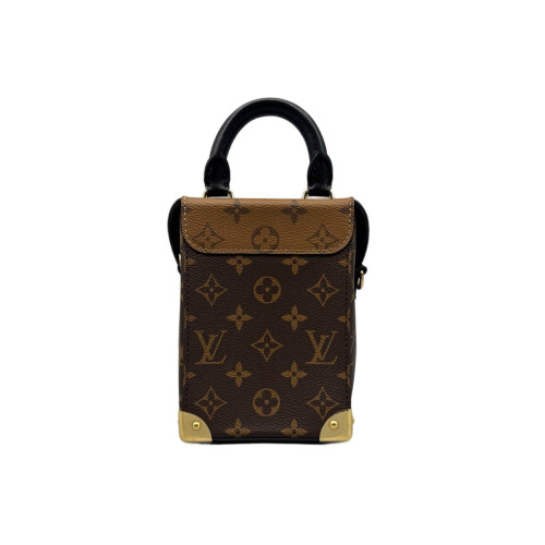 Louis Vuitton Camera Box Reverse Monogram Brown Black
