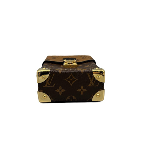 Louis Vuitton Camera Box Reverse Monogram Brown Black