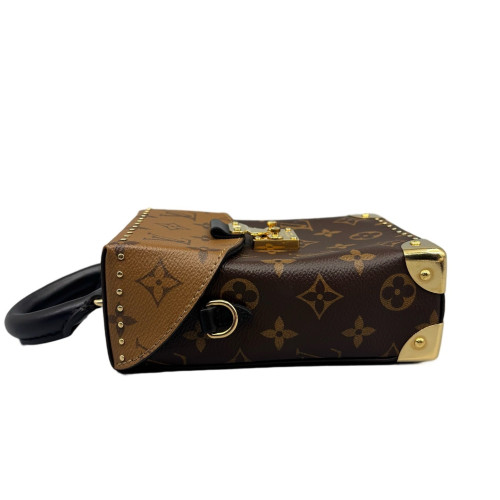Louis Vuitton Camera Box Reverse Monogram Brown Black