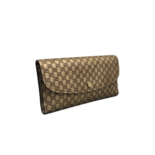 Gucci Continental Wallet Guccissima Beige Brown