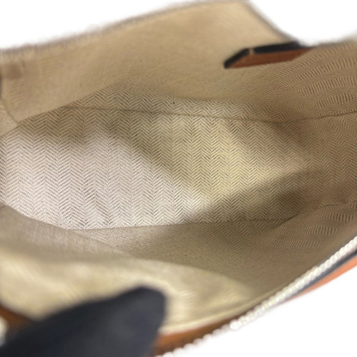 Loewe Mini Puzzle Anagram Debossed Calfskin Tan