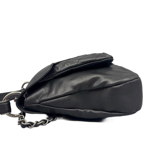 Chanel Quilted Studded Coco Rider Flap Bag Calfskin Black Chanel Quilted Studded Coco Rider Flap Bag Calfskin Black