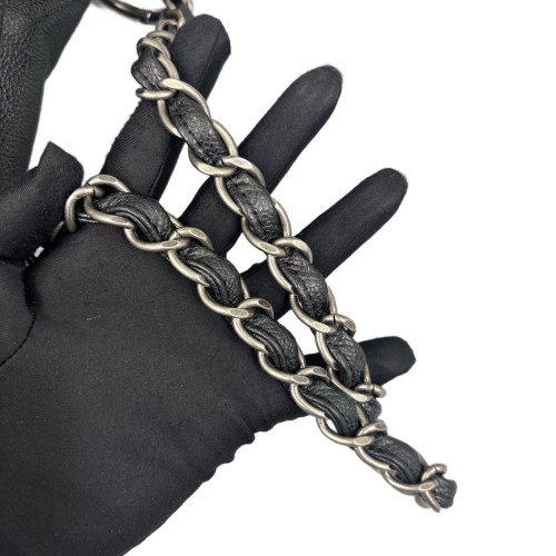 Chanel Quilted Studded Coco Rider Flap Bag Calfskin Black Chanel Quilted Studded Coco Rider Flap Bag Calfskin Black