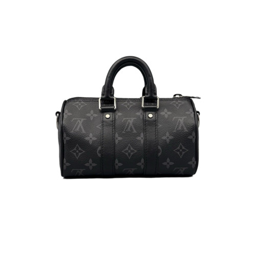Louis Vuitton Keepall 25 Monogram Eclipse Black