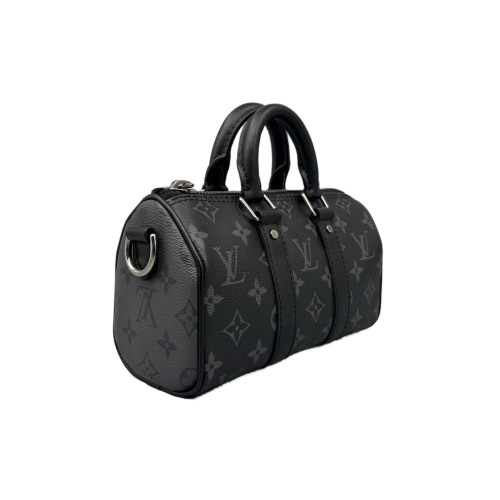 Louis Vuitton Keepall 25 Monogram Eclipse Black