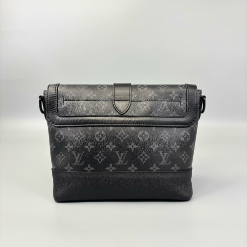Louis Vuitton Saumur Messenger Nv Monogram Eclipse Black