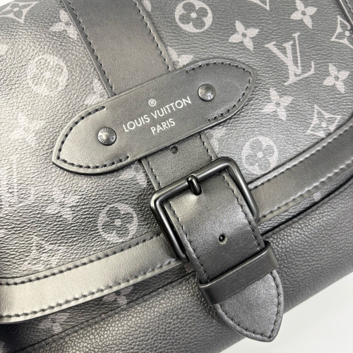 Louis Vuitton Saumur Messenger Nv Monogram Eclipse Black