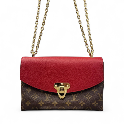 Louis Vuitton Pallas Chain Monogram Brown Red Louis Vuitton Pallas Chain Monogram Brown Red