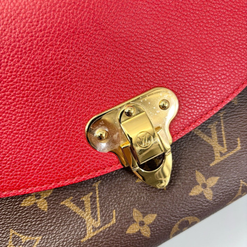 Louis Vuitton Pallas Chain Monogram Brown Red Louis Vuitton Pallas Chain Monogram Brown Red