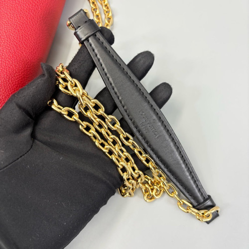 Louis Vuitton Pallas Chain Monogram Brown Red Louis Vuitton Pallas Chain Monogram Brown Red