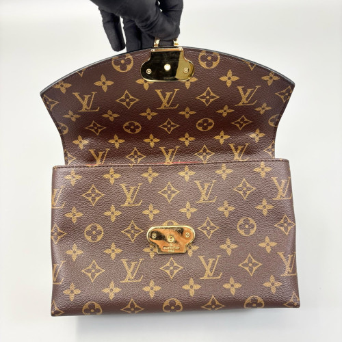 Louis Vuitton Pallas Chain Monogram Brown Red Louis Vuitton Pallas Chain Monogram Brown Red