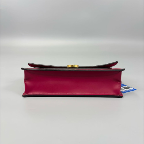 Louis Vuitton Flore Chain Wallet Monogram Brown Red