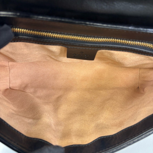 Gucci Double G Small GG Marmont Canvas Beige Black