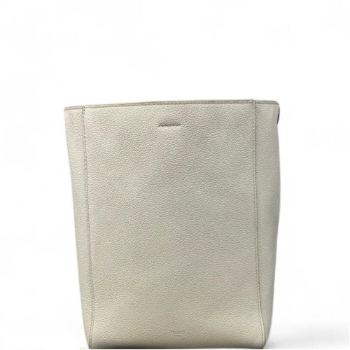 Celine Small Balloon Bucket Grained Calfskin White Celine Small Balloon Bucket Grained Calfskin White