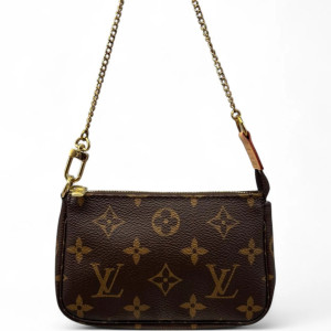 Louis Vuitton Mini Pochette Accessories Monogram Brown