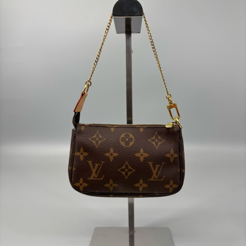 Louis Vuitton Mini Pochette Accessories Monogram Brown