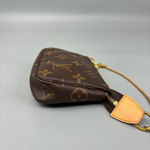 Louis Vuitton Mini Pochette Accessories Monogram Brown