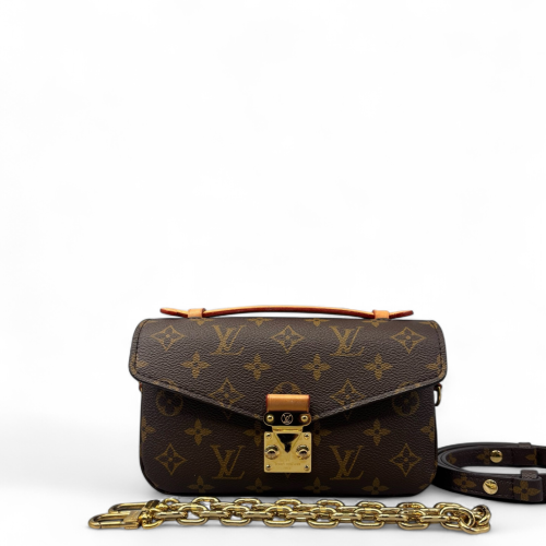 Louis Vuitton Pochette Metis East West Monogram Brown