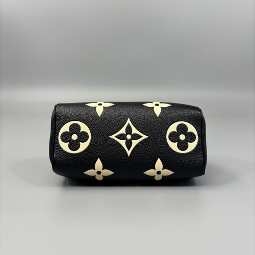 Louis Vuitton Nano Speedy Bandouliere Empreinte Monogram Giant Black Louis Vuitton Nano Speedy Bandouliere Empreinte Monogram Giant Black