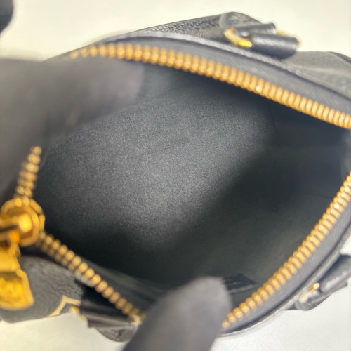 Louis Vuitton Nano Speedy Bandouliere Empreinte Monogram Giant Black Louis Vuitton Nano Speedy Bandouliere Empreinte Monogram Giant Black