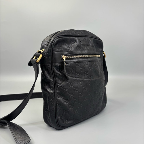 Gucci Crossbody Bag Microguccissima Black