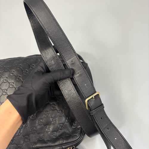 Gucci Crossbody Bag Microguccissima Black
