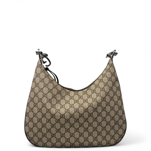 Gucci Hobo GG Supreme Monogram Beige Brown Gucci Hobo GG Supreme Monogram Beige Brown