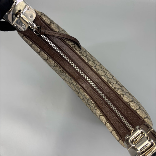 Gucci Hobo GG Supreme Monogram Beige Brown Gucci Hobo GG Supreme Monogram Beige Brown