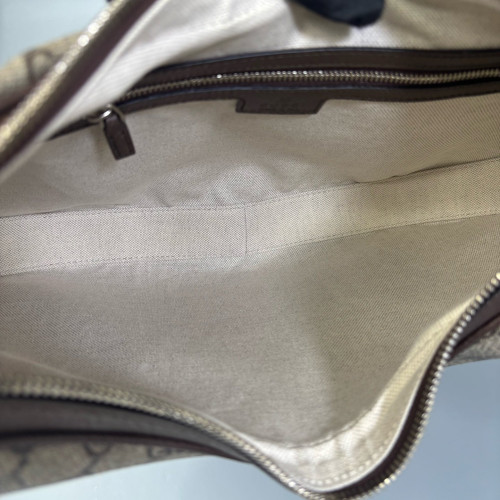 Gucci Hobo GG Supreme Monogram Beige Brown Gucci Hobo GG Supreme Monogram Beige Brown