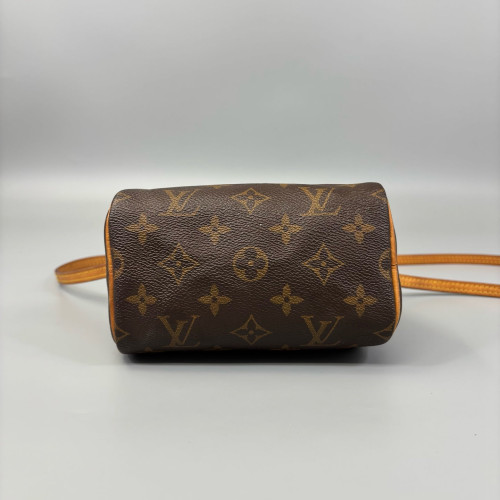 Louis Vuitton Nano Speedy Bandouliere Monogram Brown Louis Vuitton Nano Speedy Bandouliere Monogram Brown
