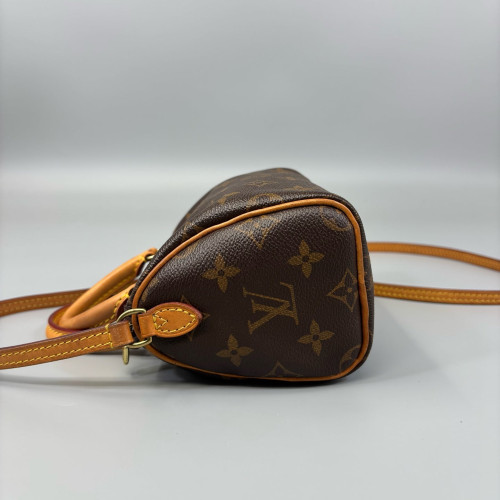 Louis Vuitton Nano Speedy Bandouliere Monogram Brown Louis Vuitton Nano Speedy Bandouliere Monogram Brown