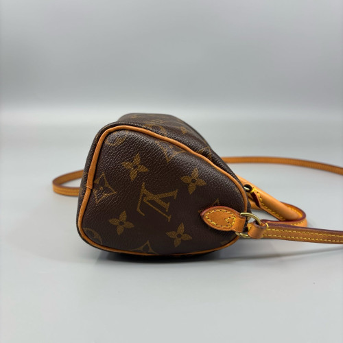 Louis Vuitton Nano Speedy Bandouliere Monogram Brown Louis Vuitton Nano Speedy Bandouliere Monogram Brown