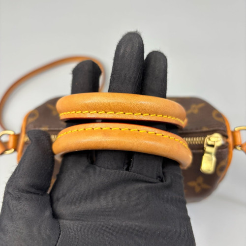 Louis Vuitton Nano Speedy Bandouliere Monogram Brown Louis Vuitton Nano Speedy Bandouliere Monogram Brown