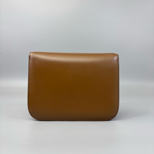Celine Medium Classic Box Smooth Calfskin Dark Khaki