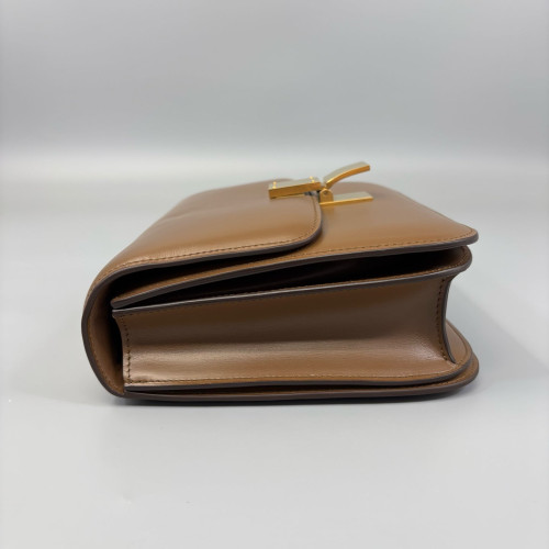 Celine Medium Classic Box Smooth Calfskin Dark Khaki