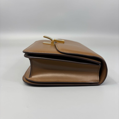 Celine Medium Classic Box Smooth Calfskin Dark Khaki