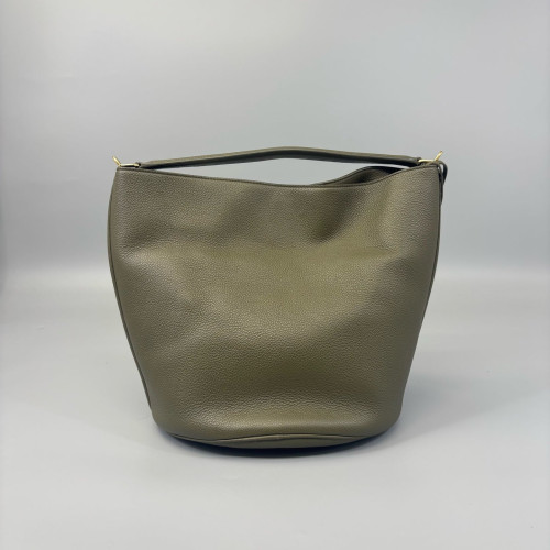 Celine Bucket Grained Calfskin Green