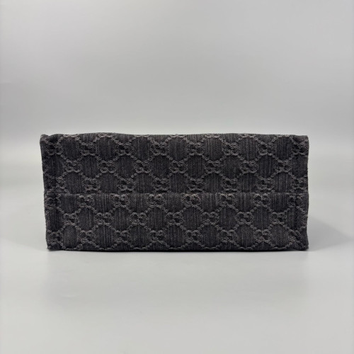 Gucci Tote Bag Denim Black