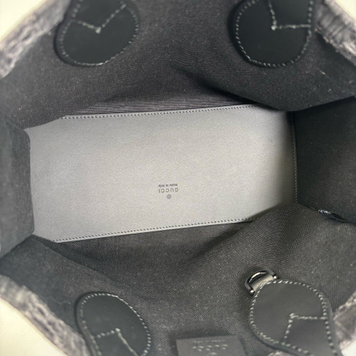 Gucci Tote Bag Denim Black