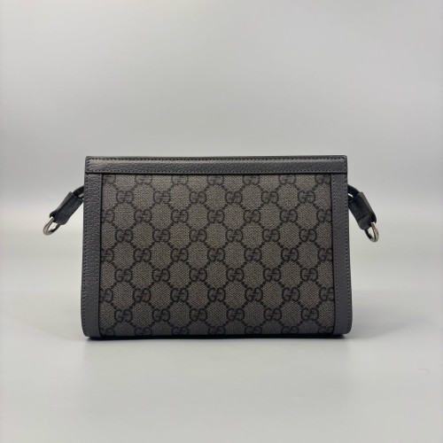 Gucci Toiletry Case GG Supreme Monogram Grey Black