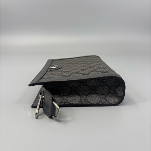 Gucci Toiletry Case GG Supreme Monogram Grey Black