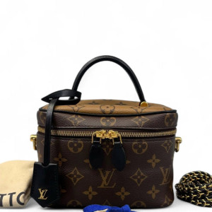 Louis Vuitton Vanity PM Reverse Monogram Brown Black