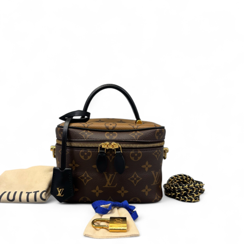 Louis Vuitton Vanity PM Reverse Monogram Brown Black