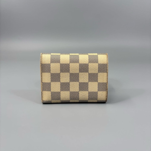 Louis Vuitton By The Pool Victorine Wallet Damier Azur White