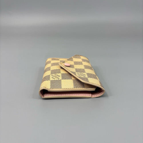 Louis Vuitton By The Pool Victorine Wallet Damier Azur White