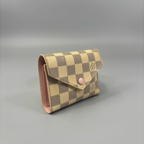 Louis Vuitton By The Pool Victorine Wallet Damier Azur White