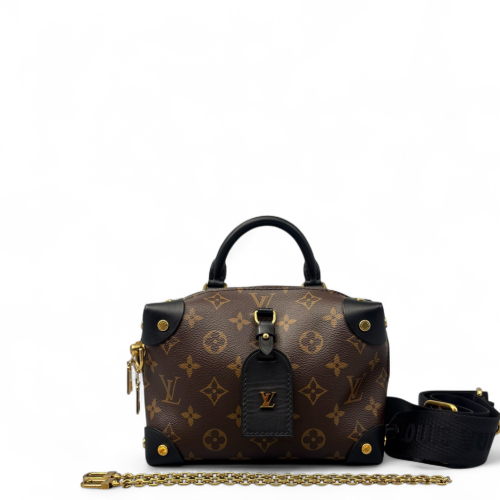 Louis Vuitton Petite Malle Souple Monogram Brown Black