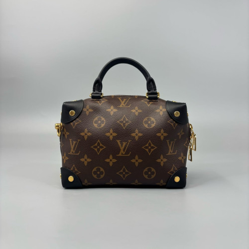 Louis Vuitton Petite Malle Souple Monogram Brown Black